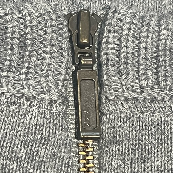 L.L. BeanCotton Cashmere Blend Crew Neck  Back Zip Sweater in Gray Women’s - Picture 5 of 13